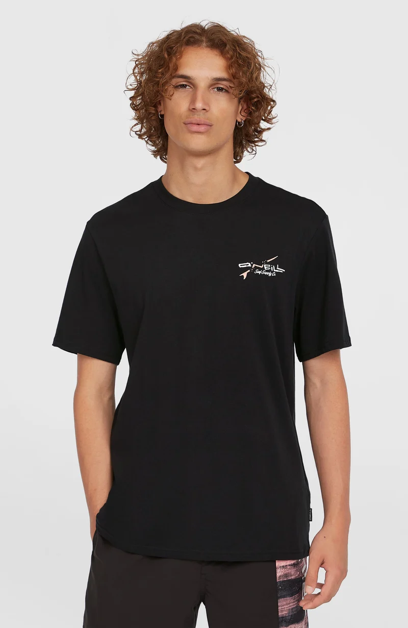 Retro Back Print T-shirt | Black Out