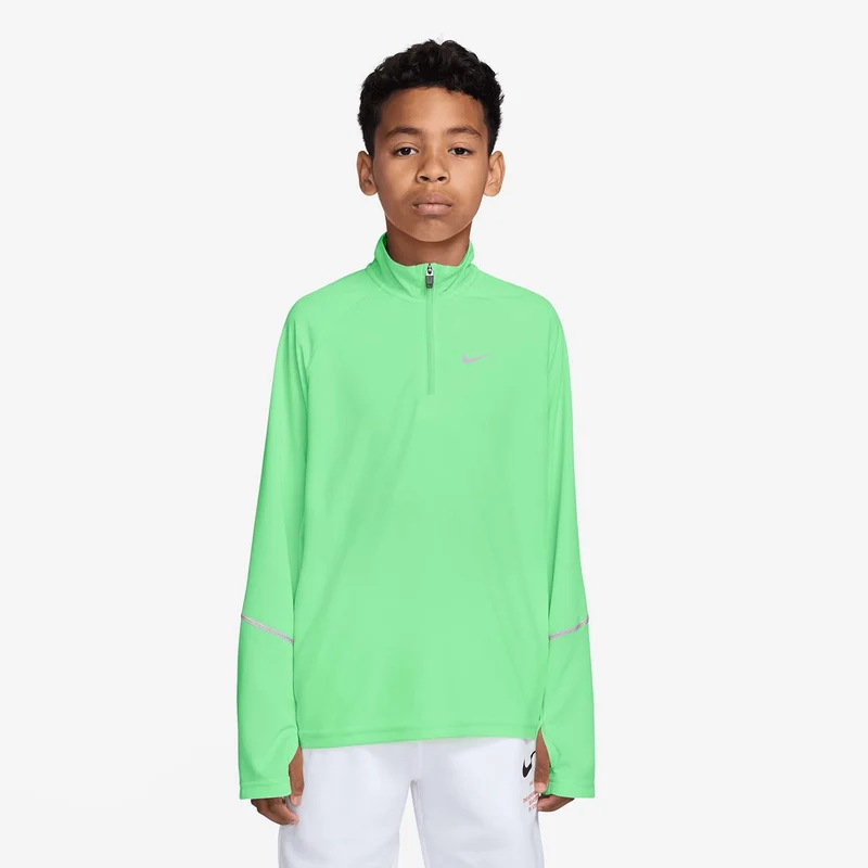 miler big kid's dri-fit 1/2-zip shirt