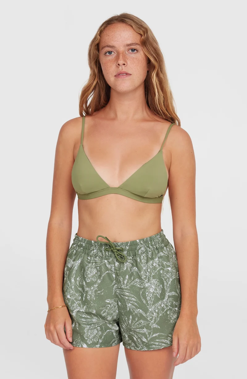 Essentials Print 12'' zwembroek | Green Textured Jungle