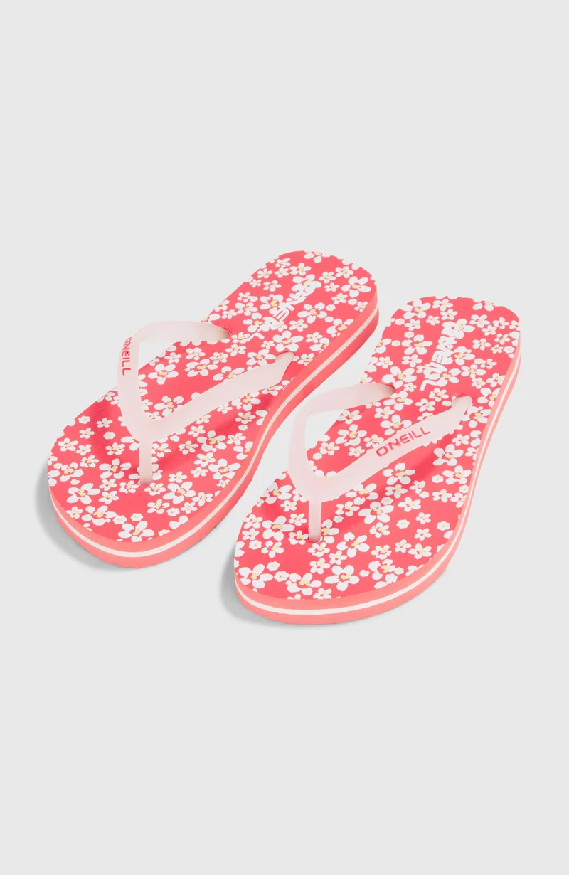 Profile Graphic slippers | Pink Milliflower