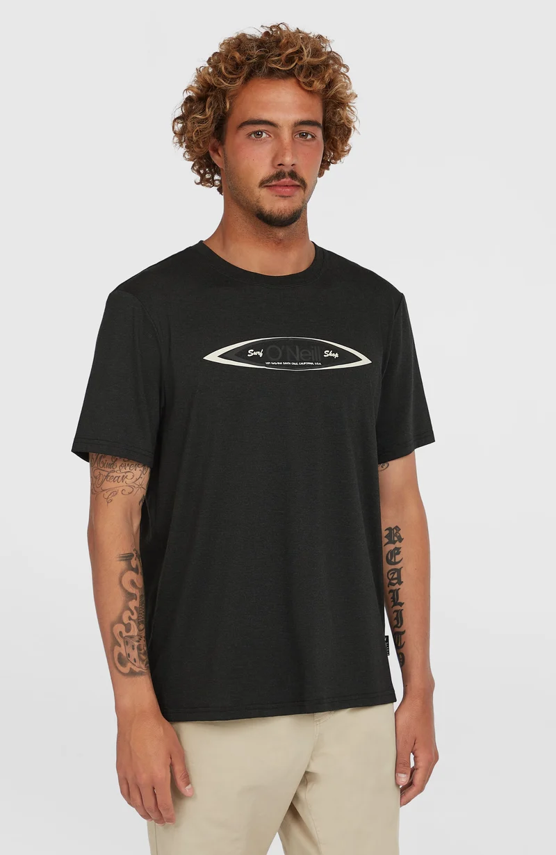 O'Riginals Hybrid Polygiene Graphic T-shirt | Black Out