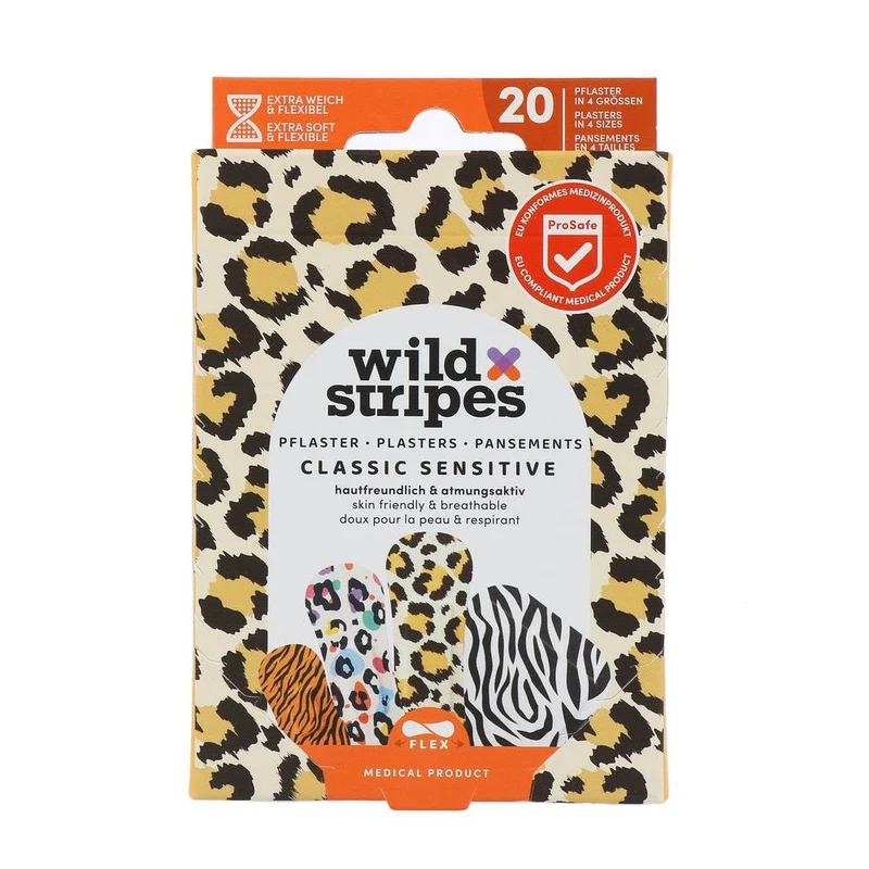 Wild Stripes Classic Sensitive Animal Pleisters 20 stuks