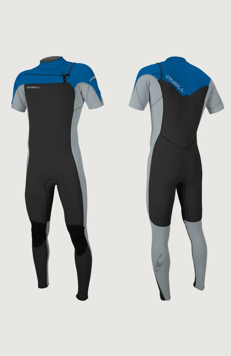 Hammer 2mm Chest Zip Short Sleeve Full Wetsuit | Black