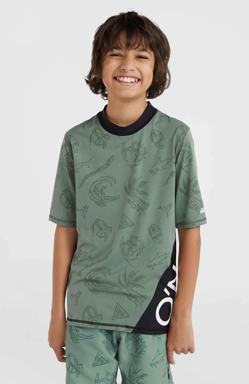Mix and Match Crazy shirt met korte mouwen | Green Vintage Surfer