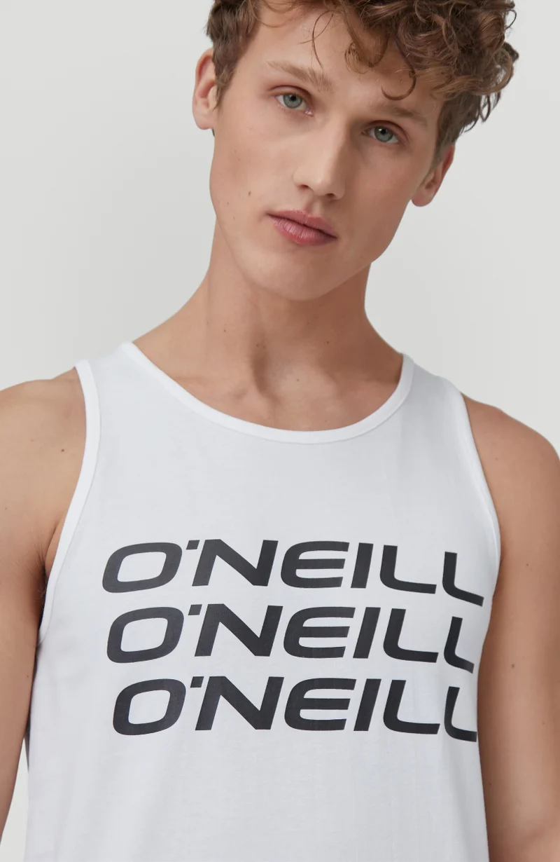 Triple Stack Tanktop | Powder White