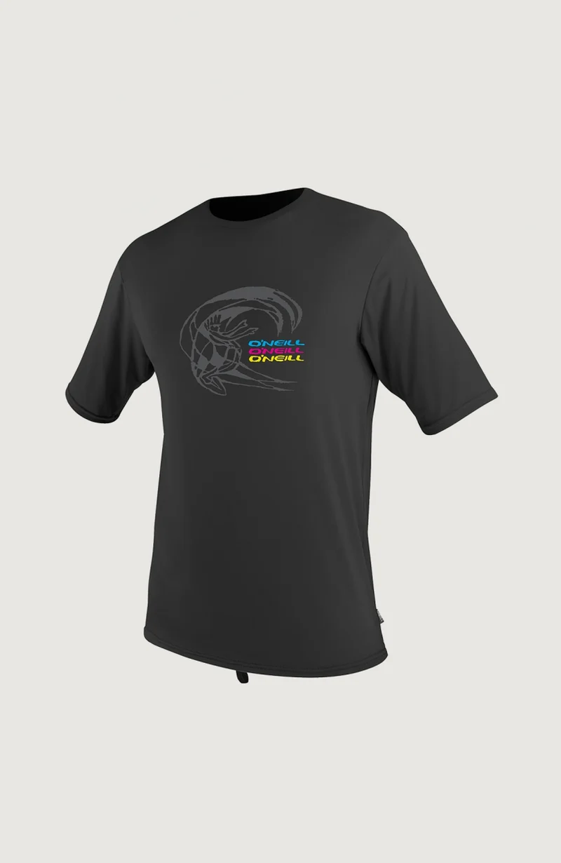 Skins Graphic Short Sleeve Rash Tee | Black
