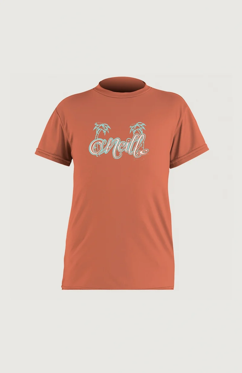 Skins Short Sleeve Rash Tee | Orange