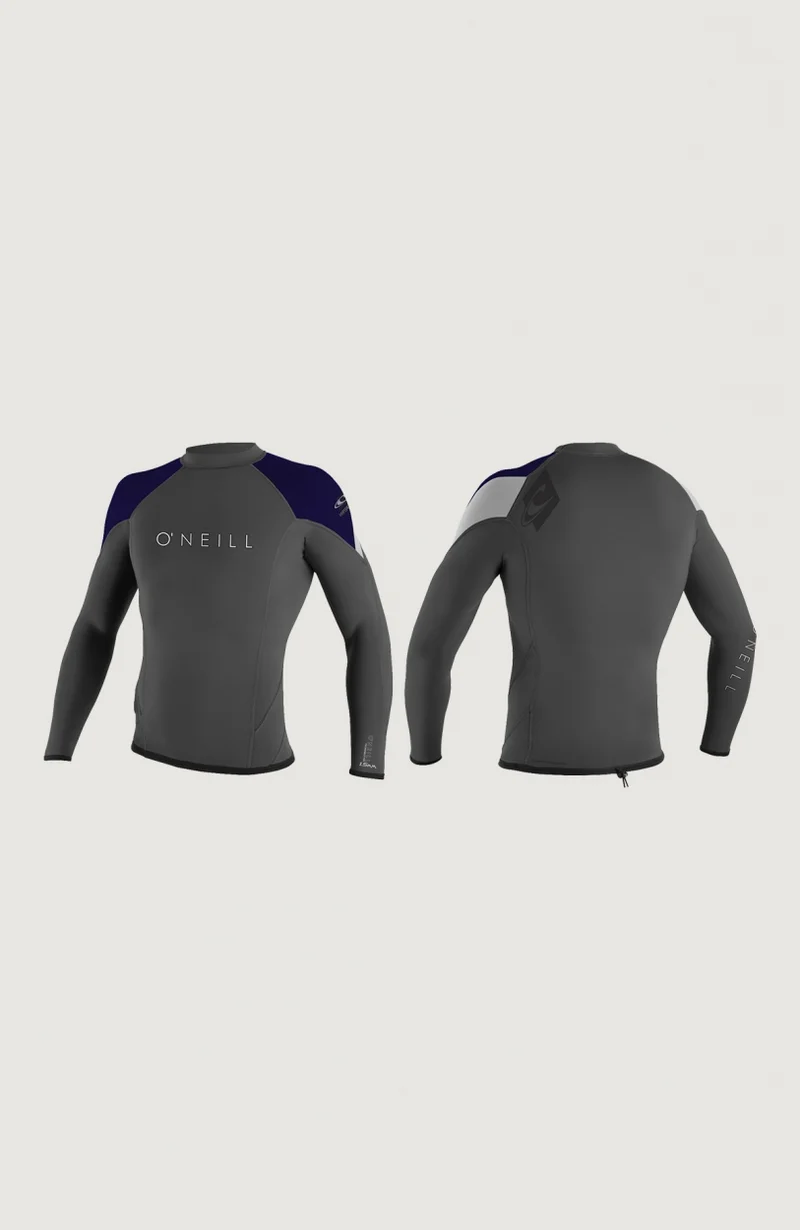 Hyperfreak 1.5mm Long Sleeve Crew | Grey