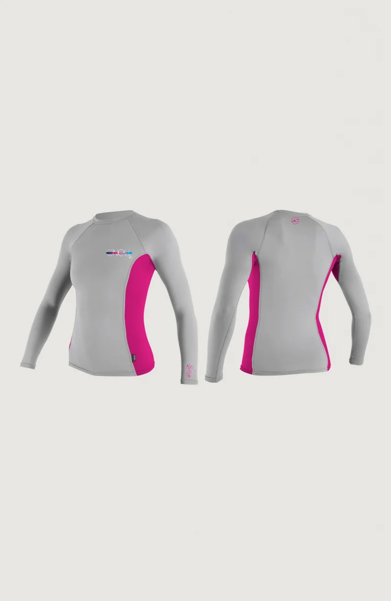 Skins Long Sleeve Crew | Silver