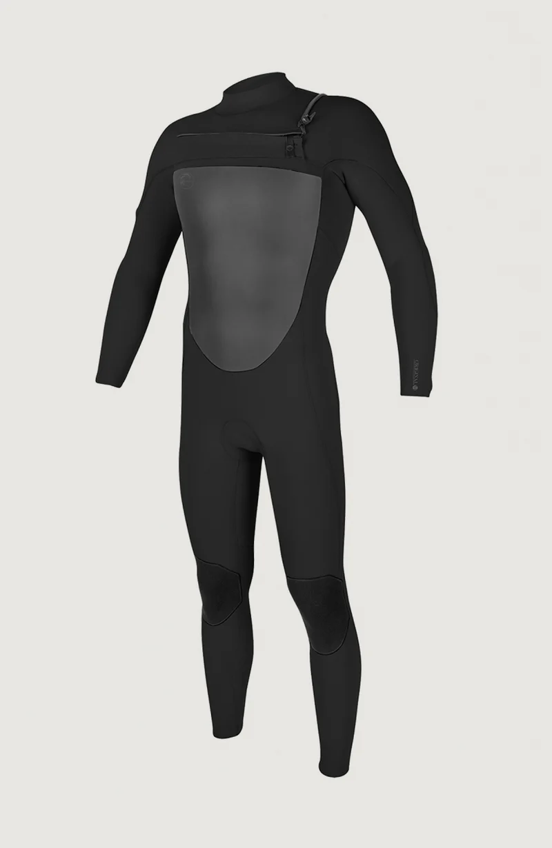 O'Riginal Chest Zip 4/3mm Full Wetsuit | BLACK/BLACK
