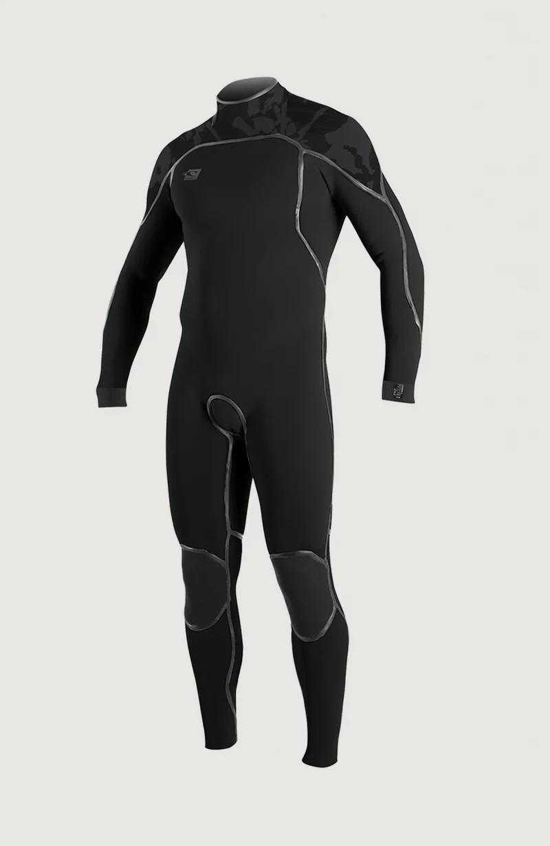 Psycho One Back Zip 4/3mm Full Wetsuit | Black