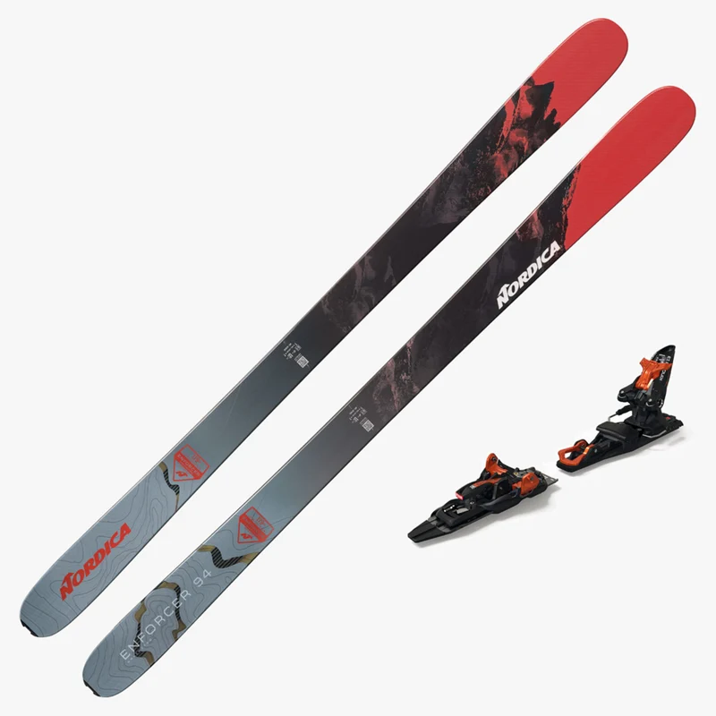 2023 Nordica Enforcer Unlimited 94 DEMO Skis w/ Marker Kingpin 13 Demo Bindings