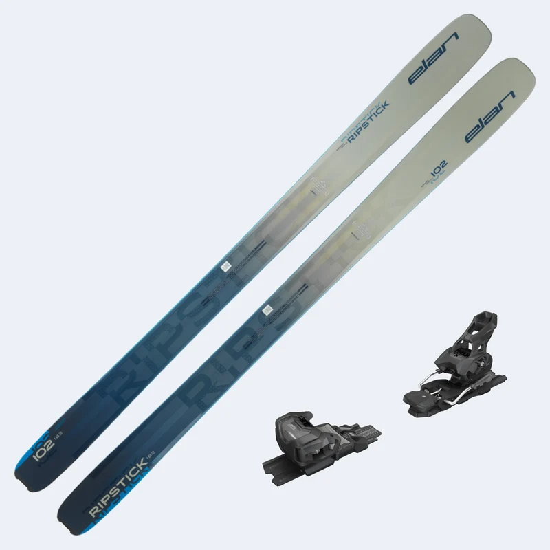 2026 Elan Ripstick 102 Demo Skis W/ Attack 14 Demo Bindings