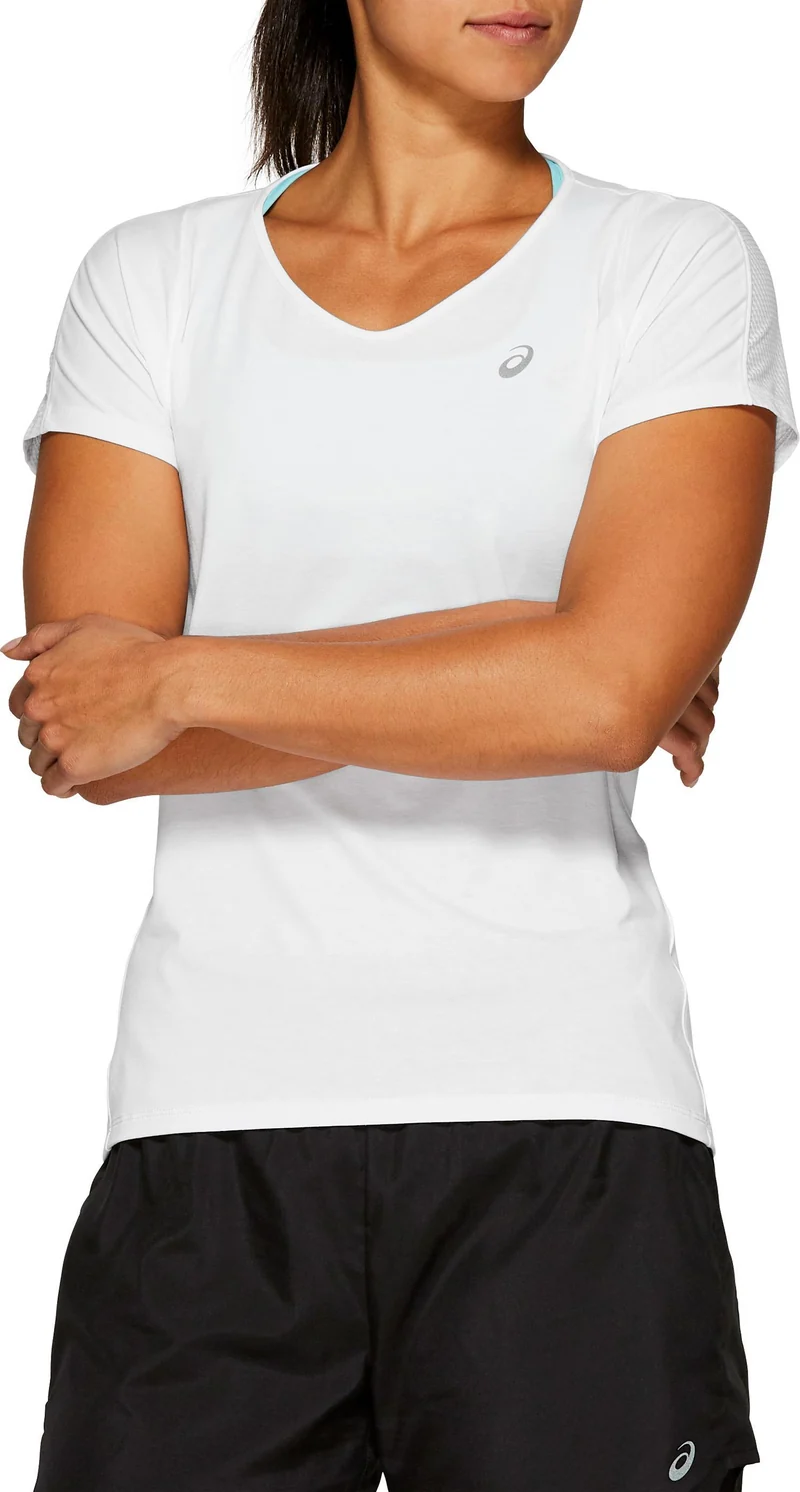 asics V-NECK SS TOP