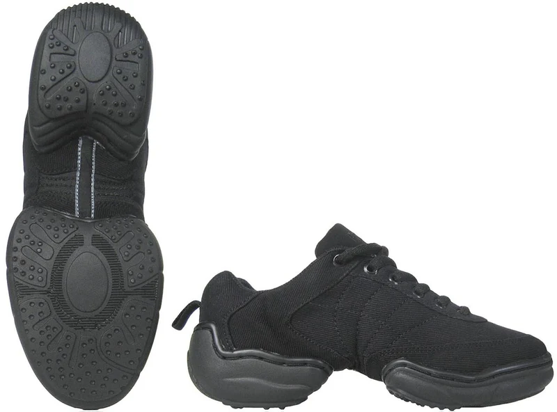 Dance sneaker, canvas, split sole, low top