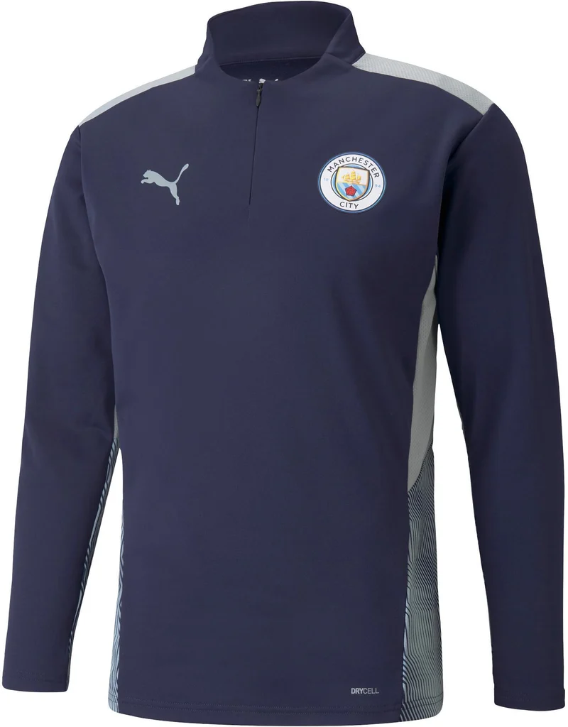 mcfc training 1/4 zip top